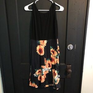 Sunflower summer dress